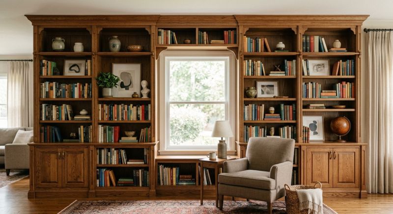 Bookcase Construction in Woodbridge, VA