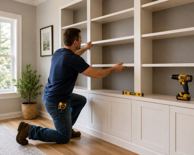 Bookshelves Installation in Winston Salem, NC
