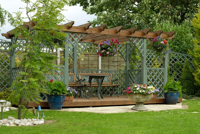Lattice Arbor Installation in Kansas City, KS